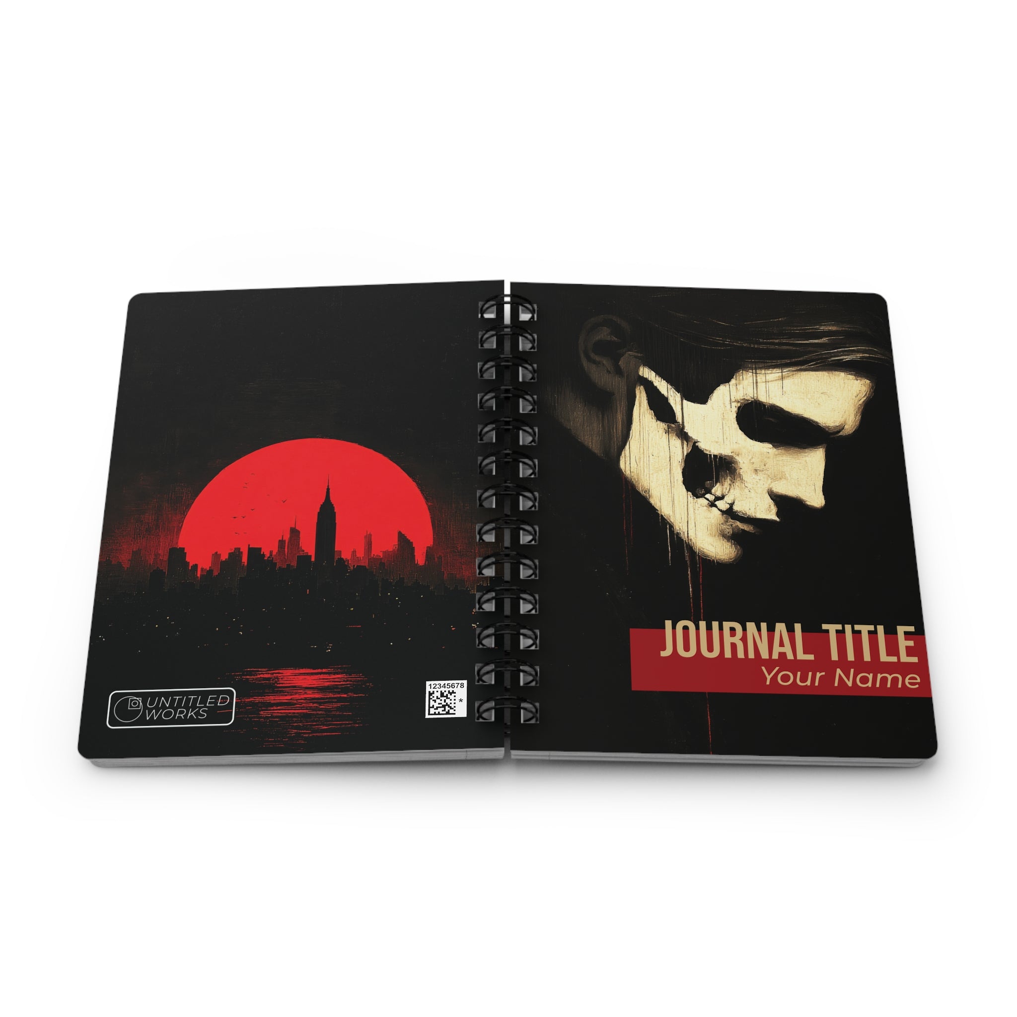 Melting Shadow Journal — Custom Name & Title