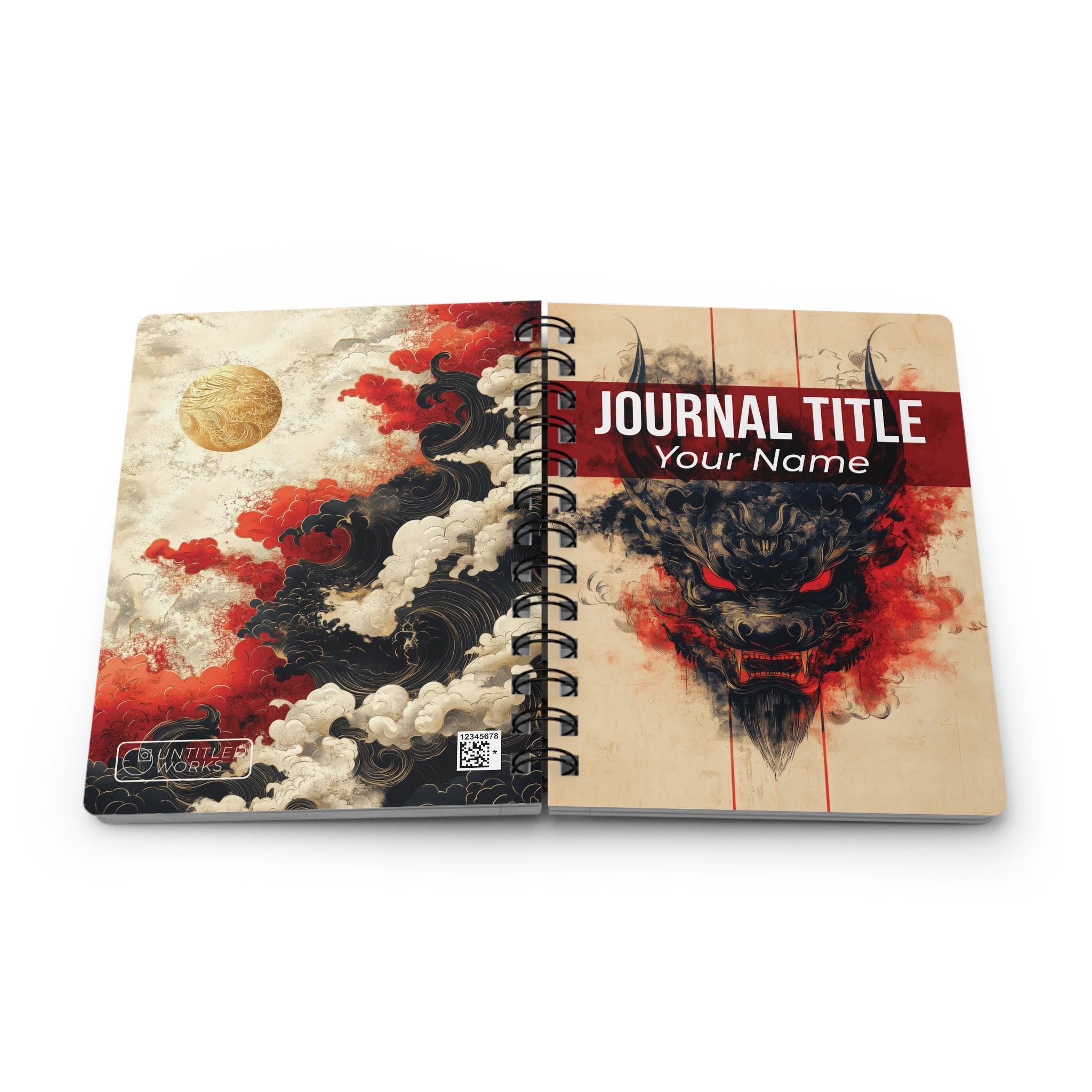 Dragon's Fury Journal — Custom Name & Title