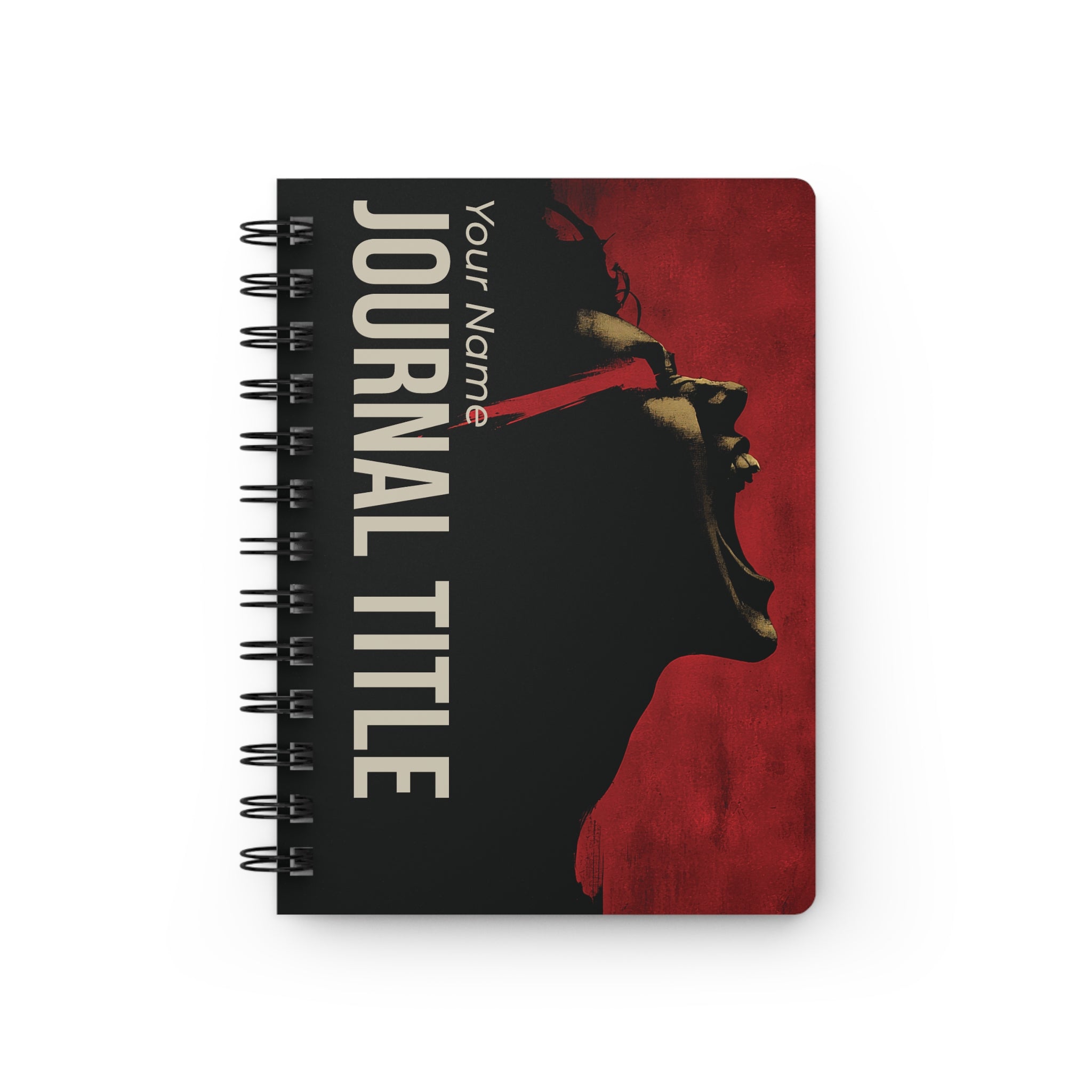 Shadow Silhouette Journal — Custom Name & Title